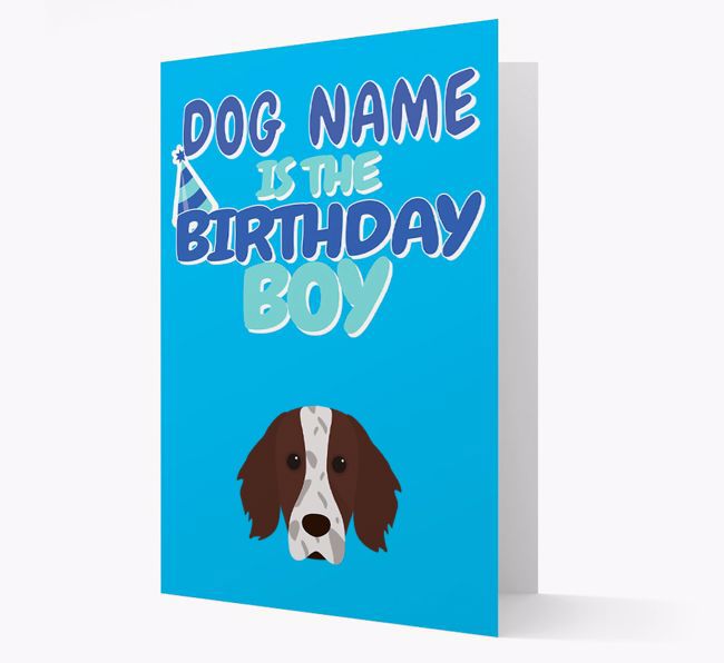 'Birthday Boy' Card with {breedFullName} Icon